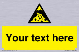 Custom Warning: Debris flow zone